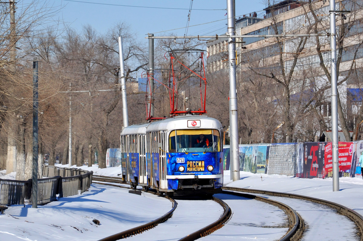 Волгоград, Tatra T3SU № 5753; Волгоград, Tatra T3SU № 5754