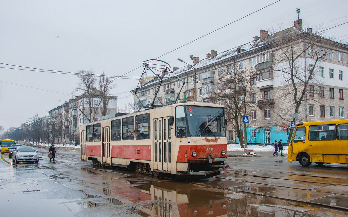 Киев, Tatra T6B5SU № 305
