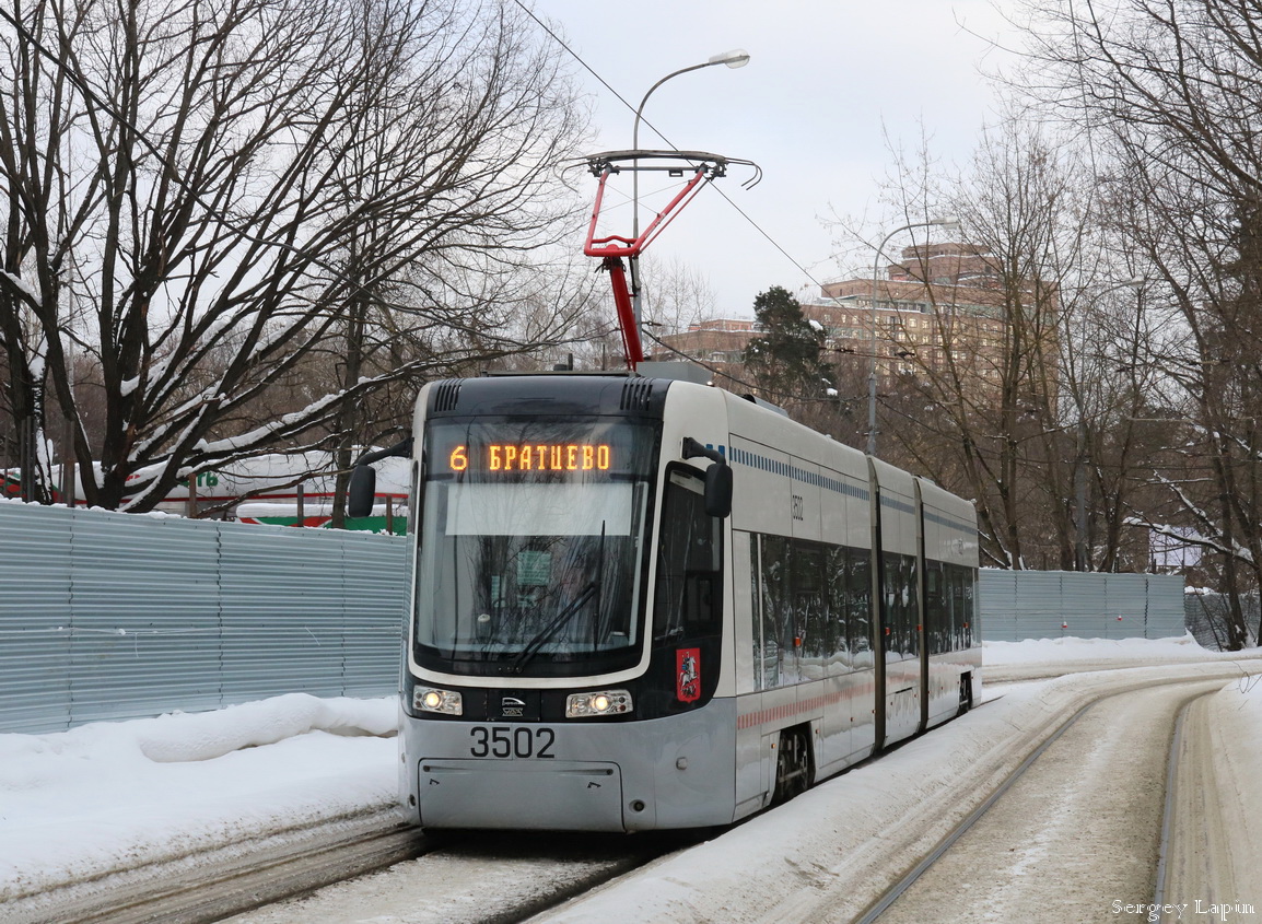 Москва, 71-414 (Pesa Fokstrot) № 3502
