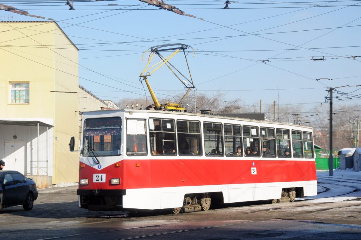 Омск, 71-605ЭП № 24 Омск, 71-605ЭП № 24