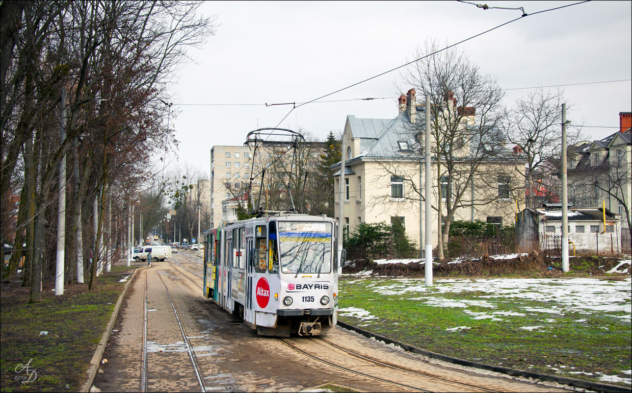 Львов, Tatra KT4SU № 1135