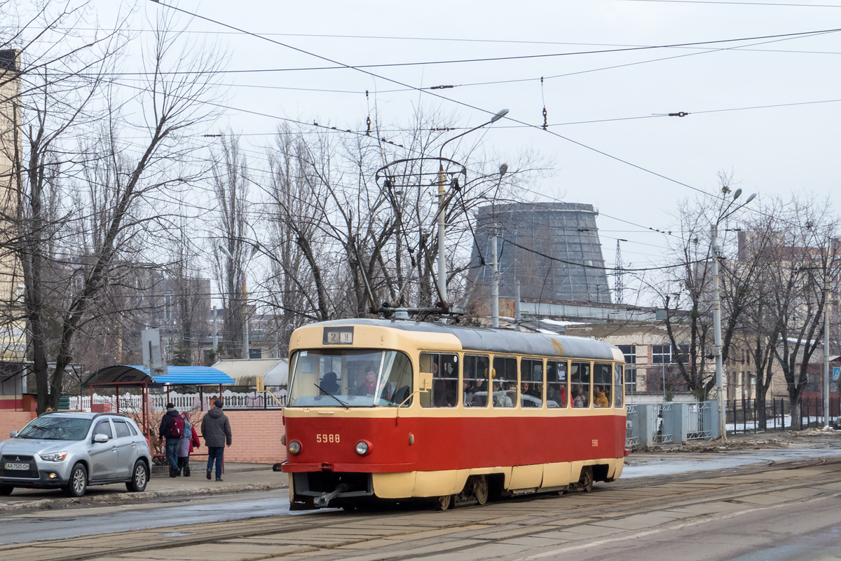 Киев, Tatra T3SU № 5988
