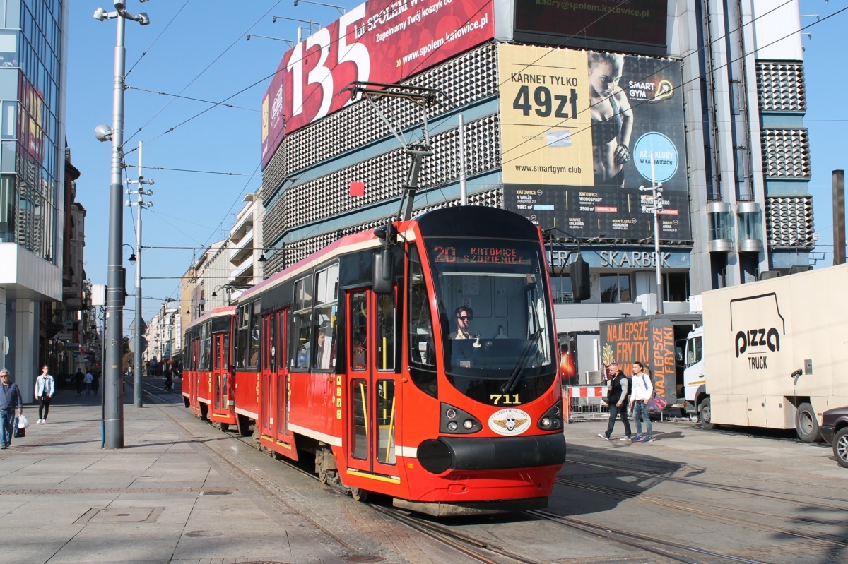 Верхнесилезская агломерация, Konstal 105N-HF11AC № 711