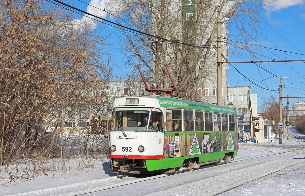 Jekaterinburga, Tatra T3SU № 592