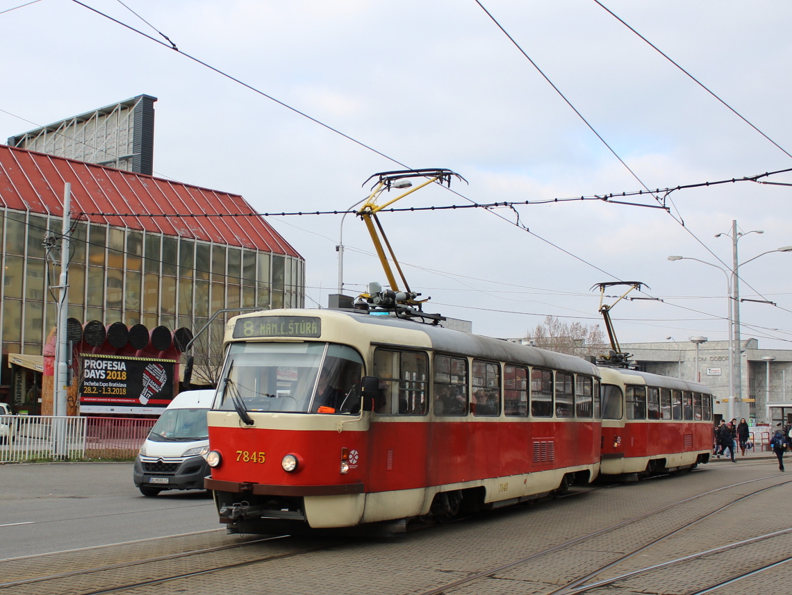 Bratislava, Tatra T3G № 7845