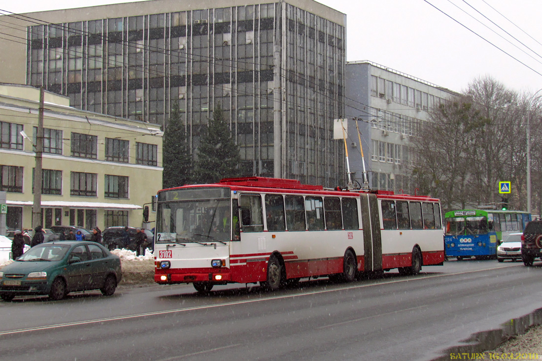 Харьков, Škoda 15Tr13/6M № 3102