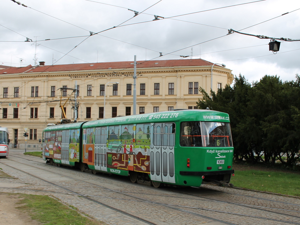 Brno, Tatra K2P № 1080