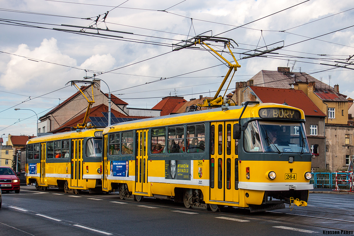 Пльзень, Tatra T3R.P № 264