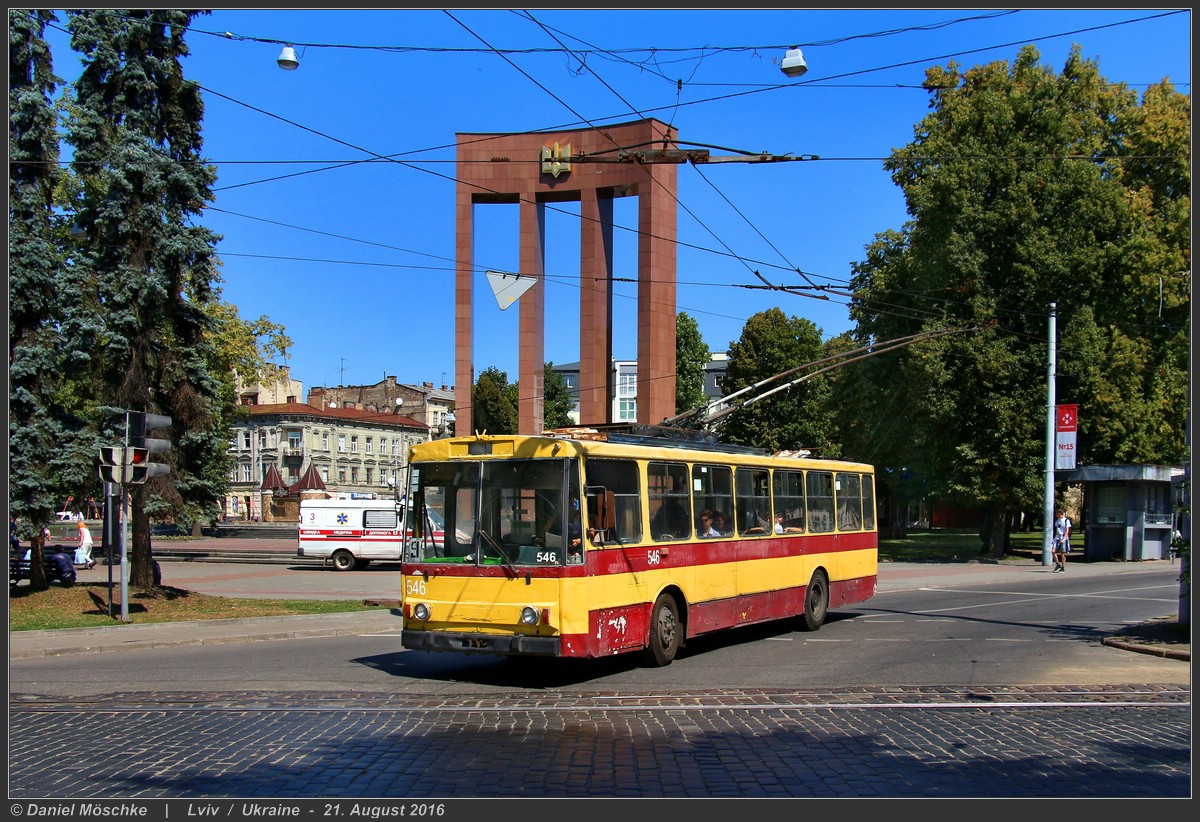 Львов, Škoda 14Tr89/6 № 546