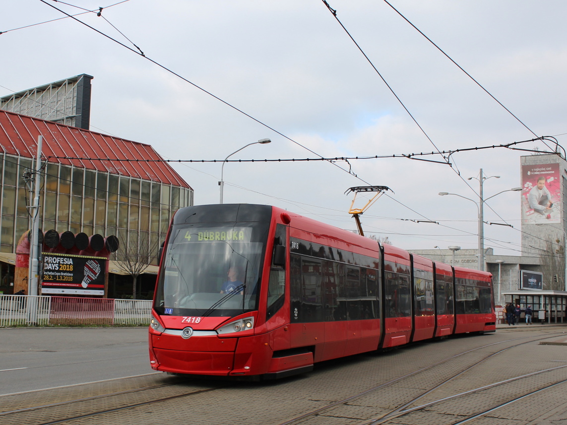 Братислава, Škoda 29T ForCity Plus № 7418