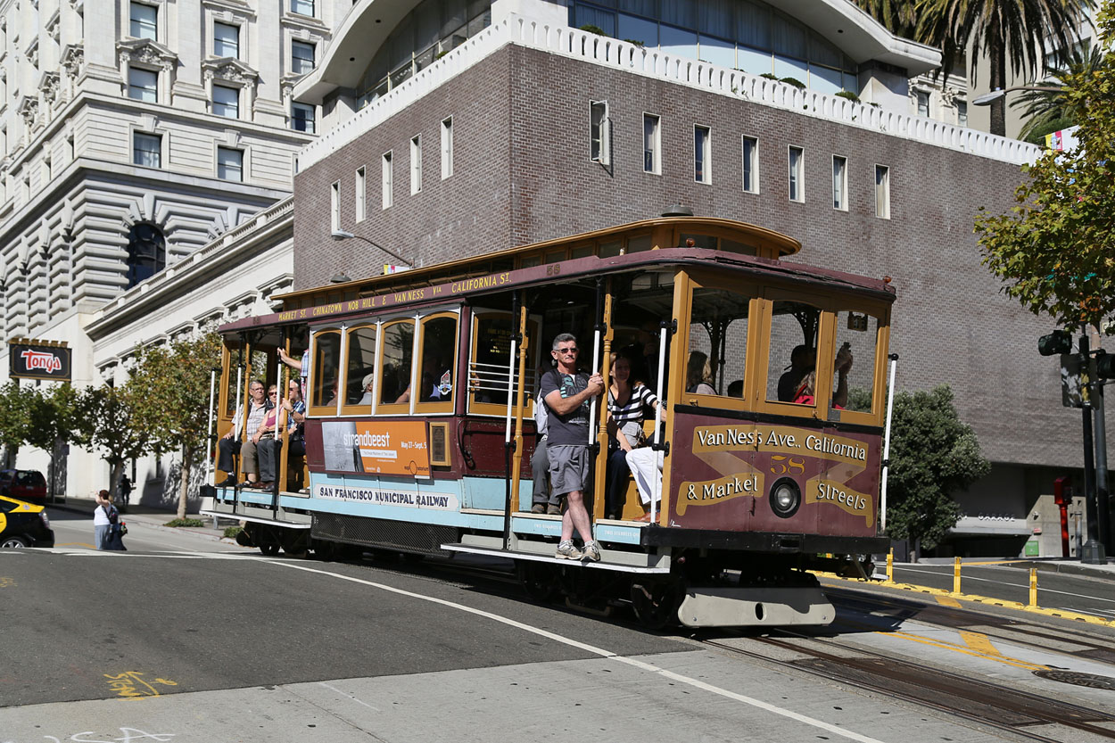 Сан-Франциско, область залива, California cable car № 58
