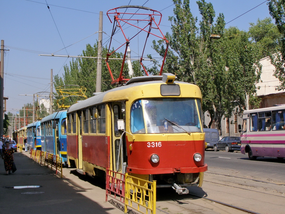 Одесса, Tatra T3SU № 3316