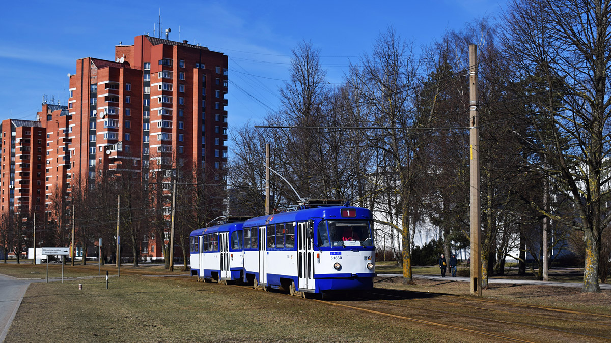 Рига, Tatra T3A № 51830