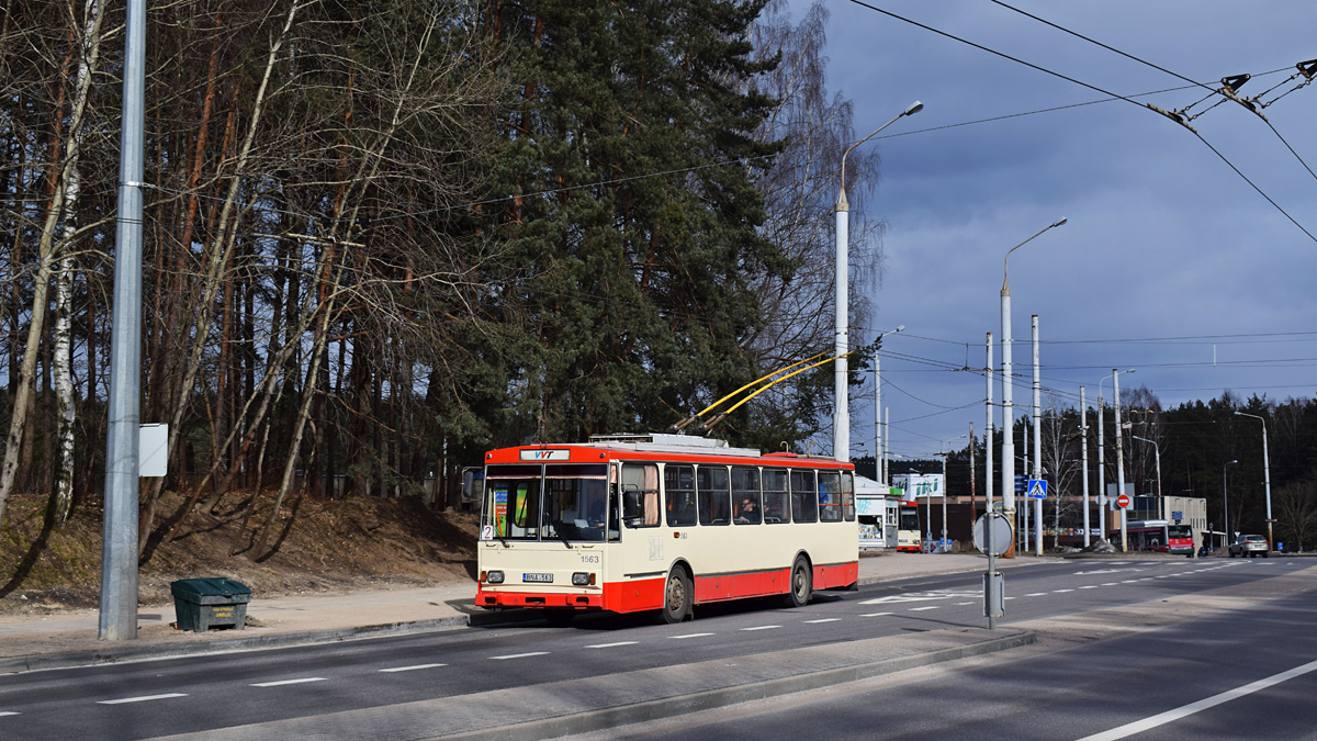 Вильнюс, Škoda 14Tr11/6 № 1563 Вильнюс, Škoda 14Tr11/6 № 1563