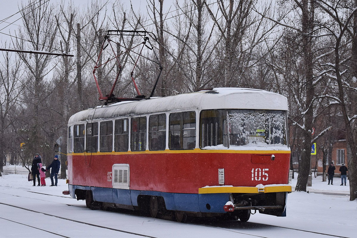 Волжский, Tatra T3SU № 105