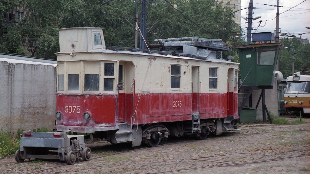 Москва, Желобоочистительная тележка № б/н; Москва, Ф* № 3075