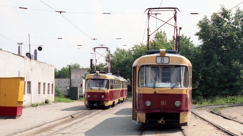 Екатеринбург, Tatra T3SU (двухдверная) № 632; Екатеринбург, Tatra T3SU № 181