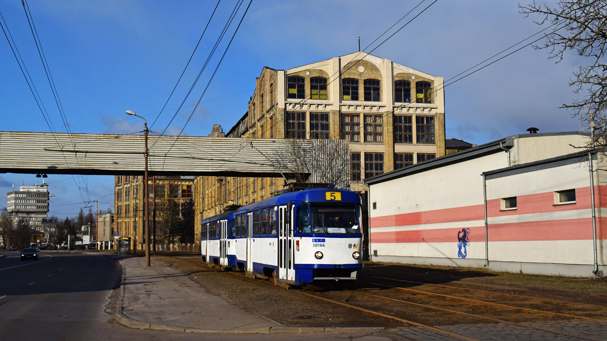 Рига, Tatra T3A № 30166