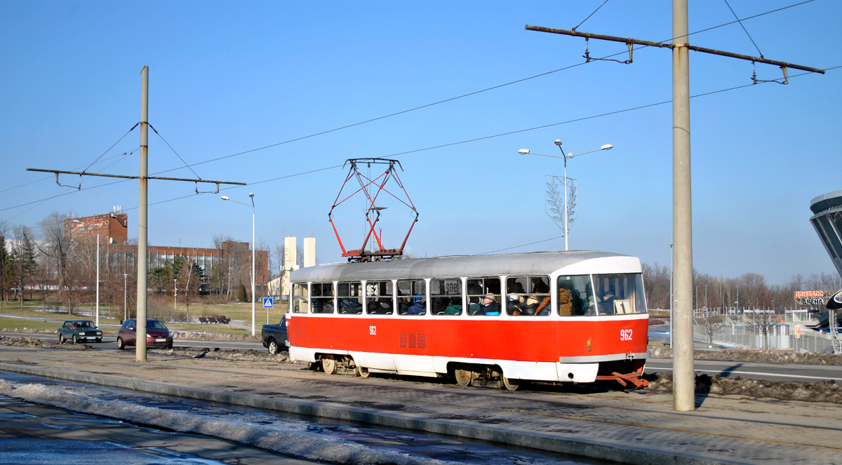 Донецк, Tatra T3SU № 962