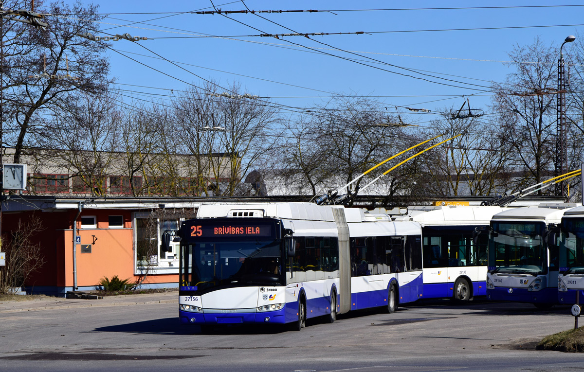 Рига, Škoda 27Tr Solaris III № 27156
