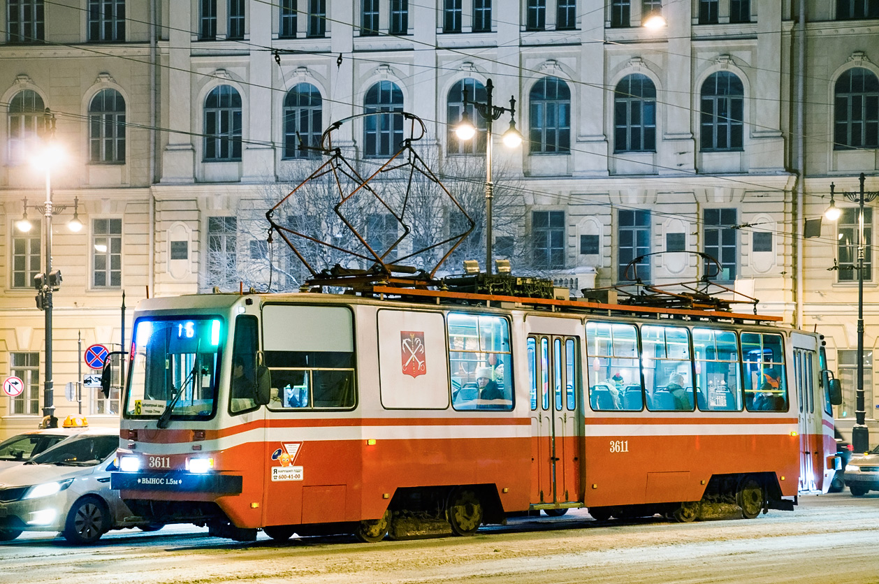 Санкт-Петербург, ТС-77 № 3611