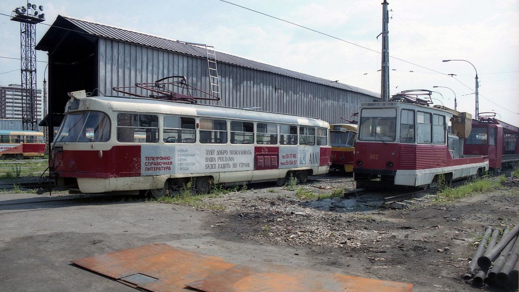 Екатеринбург, Tatra T3SU № 678; Екатеринбург, ВТК-10 № 942