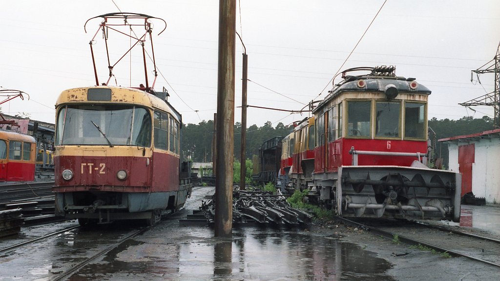 Барнаул, Tatra T3SU (двухдверная) № ГТ-2; Барнаул, РГС-2 № 6