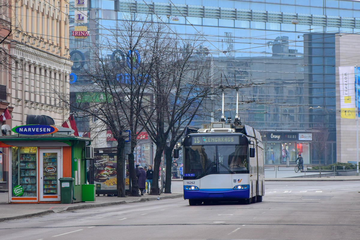 Рига, Solaris Trollino II 18 Ganz № 16262