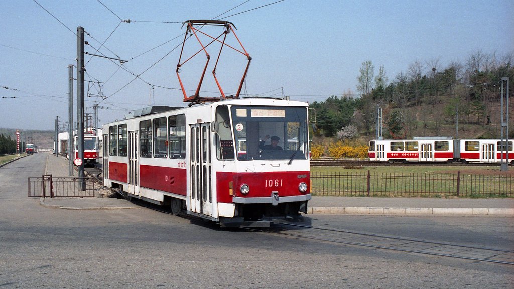 Пхеньян, Tatra T6B5K № 1061; Пхеньян — Исторические фотографии — Трамвай и Троллейбус (1991+)