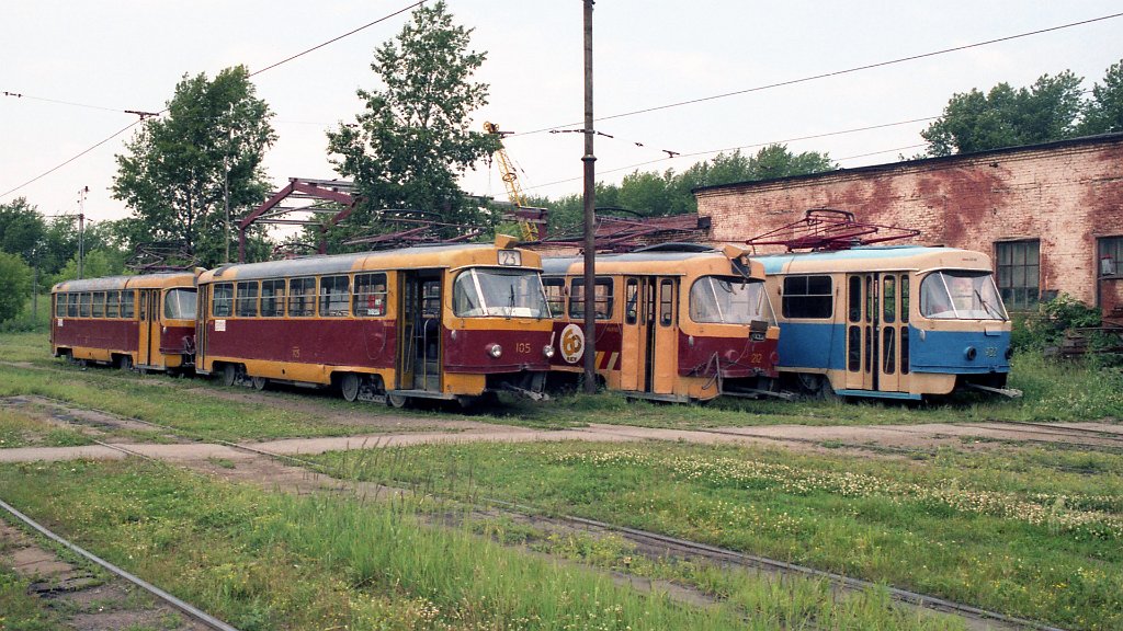 Екатеринбург, Tatra T3SU (двухдверная) № 106; Екатеринбург, Tatra T3SU (двухдверная) № 105; Екатеринбург, Tatra T3SU № 212; Екатеринбург, Tatra T3SU (двухдверная) № 932
