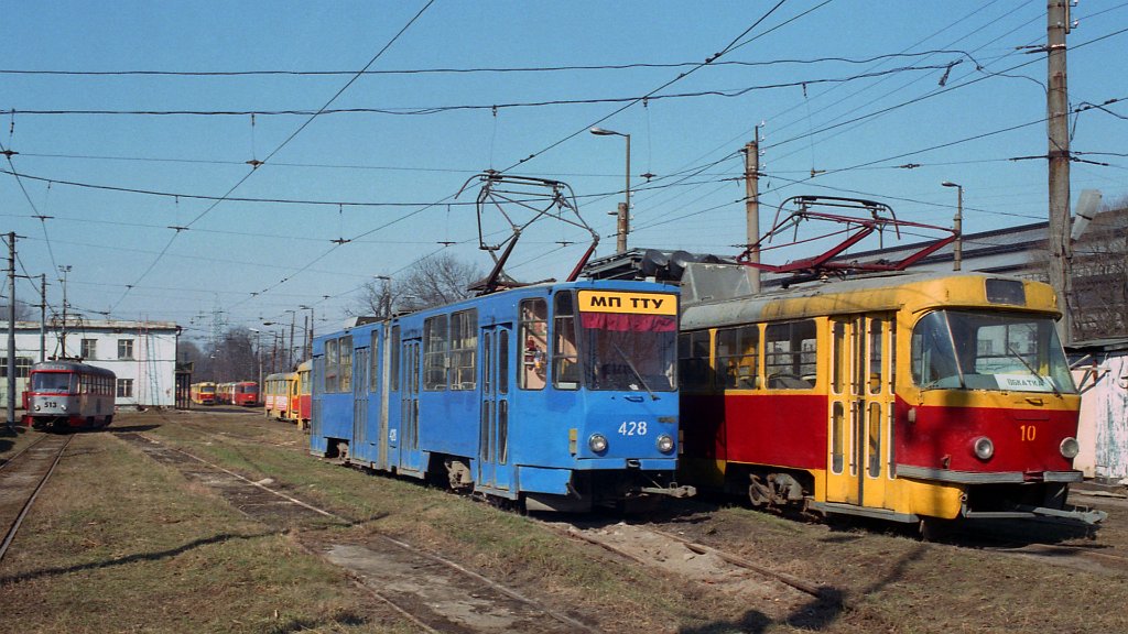 Kaliningrad, Tatra KT4SU # 428; Kaliningrad, Tatra T4SU # 010