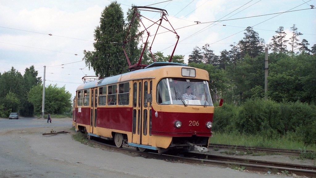 Екатеринбург, Tatra T3SU № 206