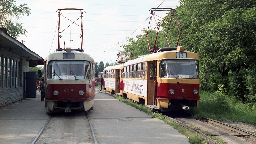 Екатеринбург, Tatra T3SU № 308; Екатеринбург, Tatra T3SU (двухдверная) № 113