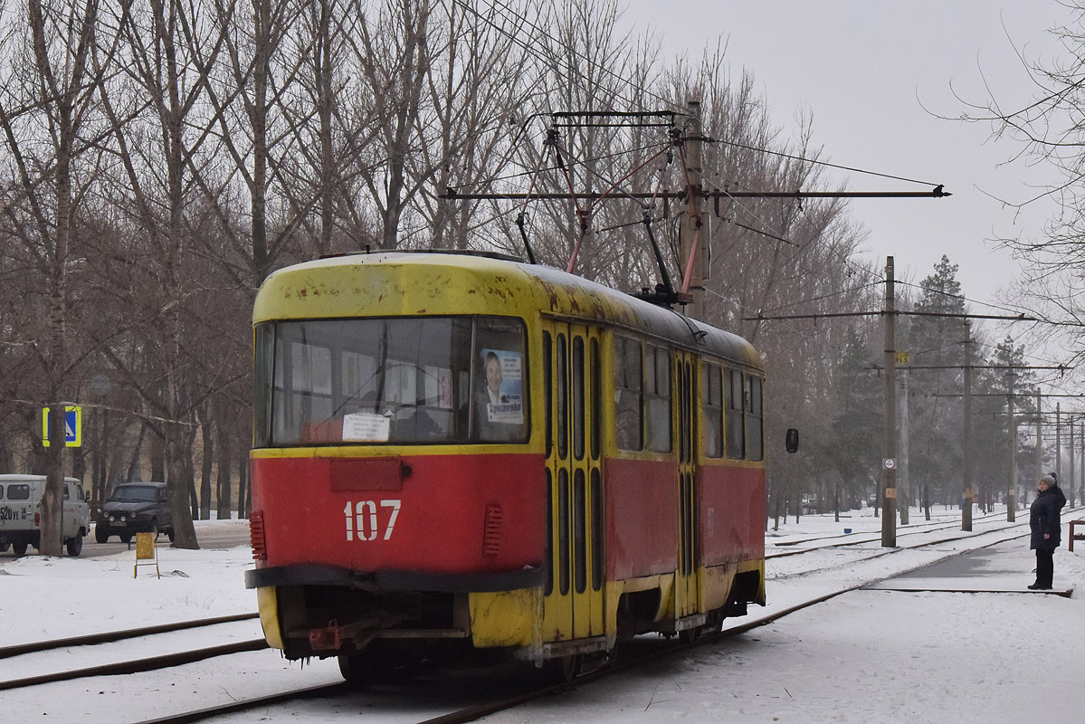 Волжский, Tatra T3SU № 107