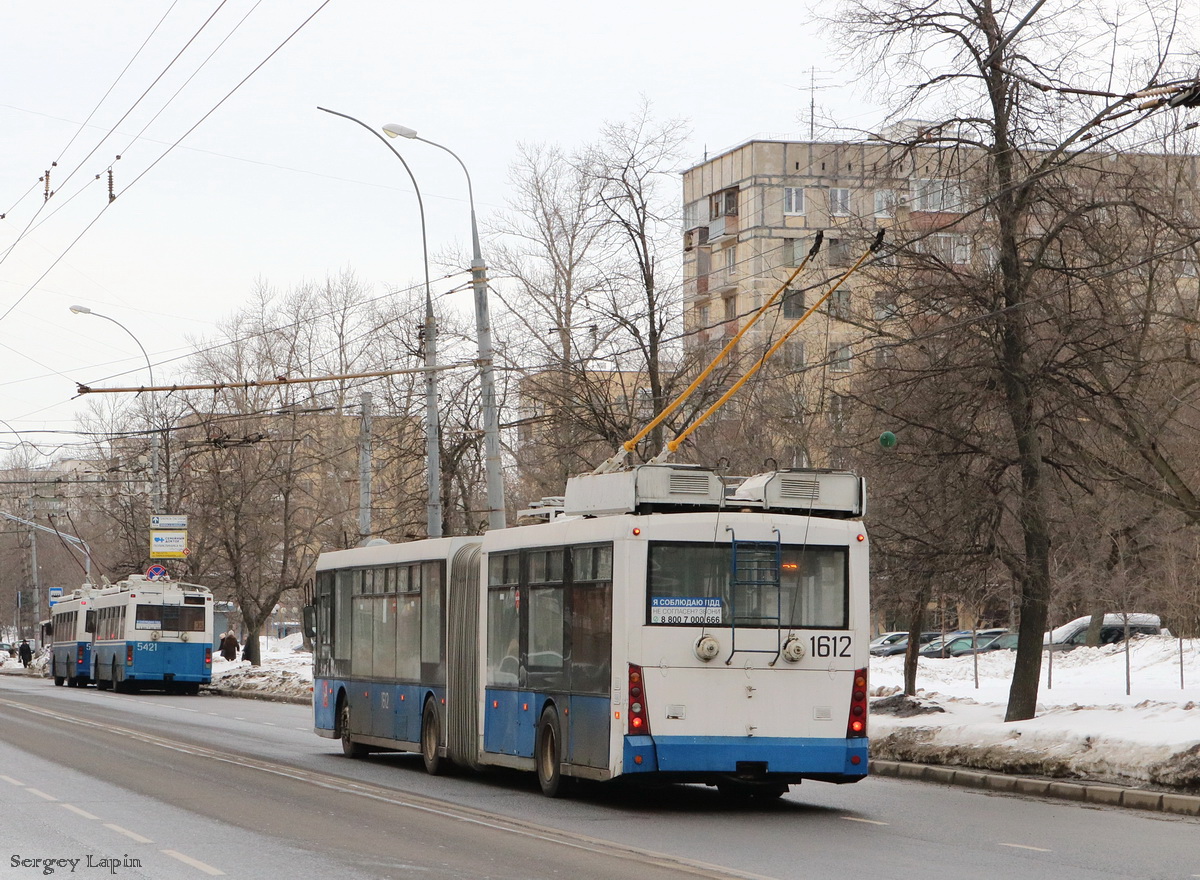 Москва, Тролза-6206.00 «Мегаполис» № 1612
