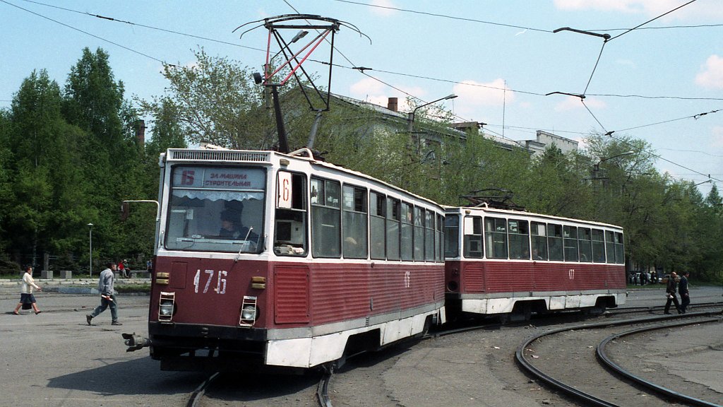 Прокопьевск, 71-605 (КТМ-5М3) № 176; Прокопьевск, 71-605 (КТМ-5М3) № 177