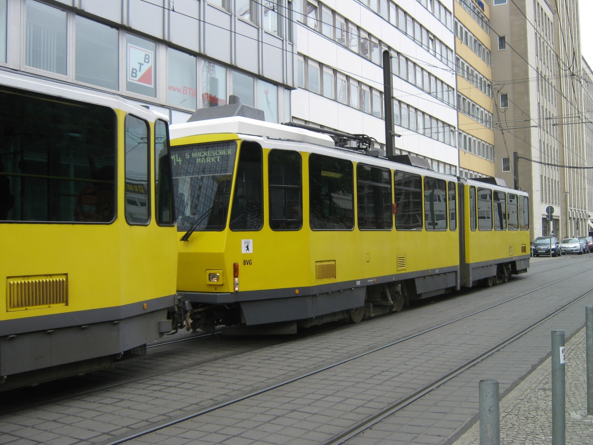 Берлин, Tatra KT4DtM № 7055