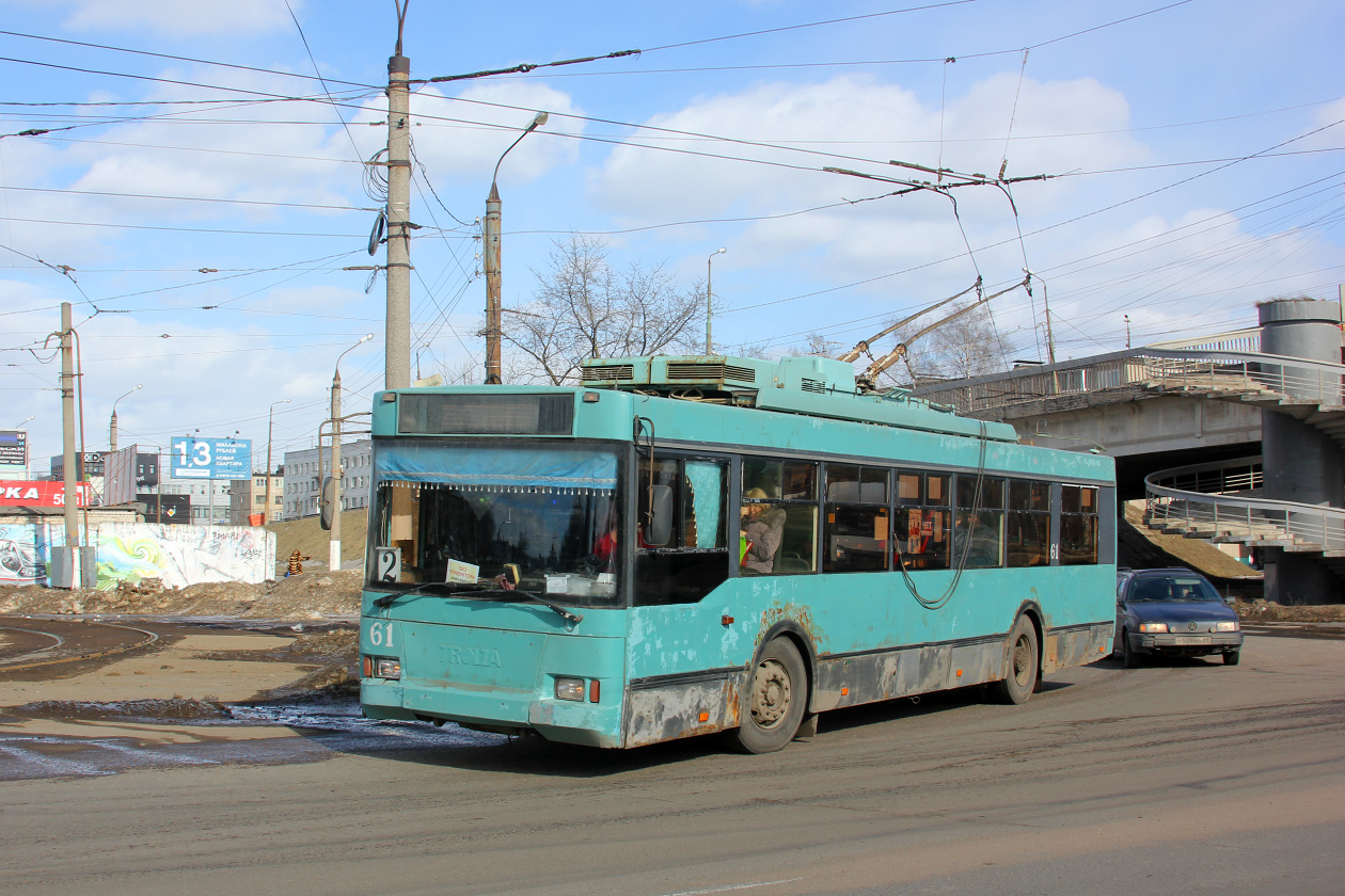 Тверь, Тролза-5275.05 «Оптима» № 61; Тверь — Троллейбусные линии: Московский район