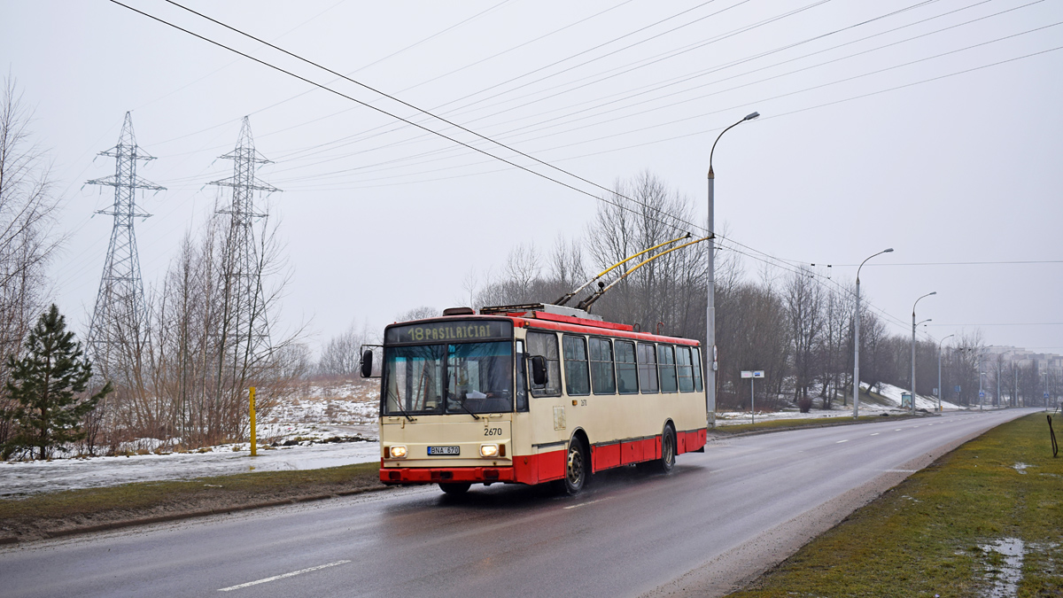 Вильнюс, Škoda 14Tr17/6M № 2670
