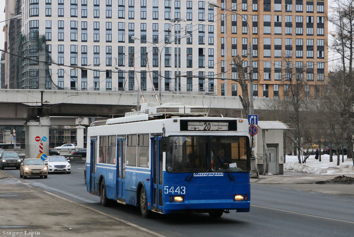 Москва, Тролза-5275.05 «Оптима» № 5443