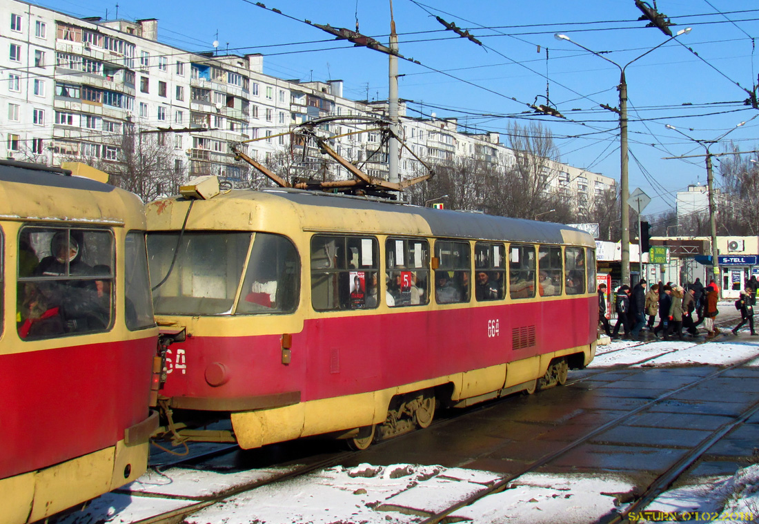 Харьков, Tatra T3SU № 664 Харьков, Tatra T3SU № 664