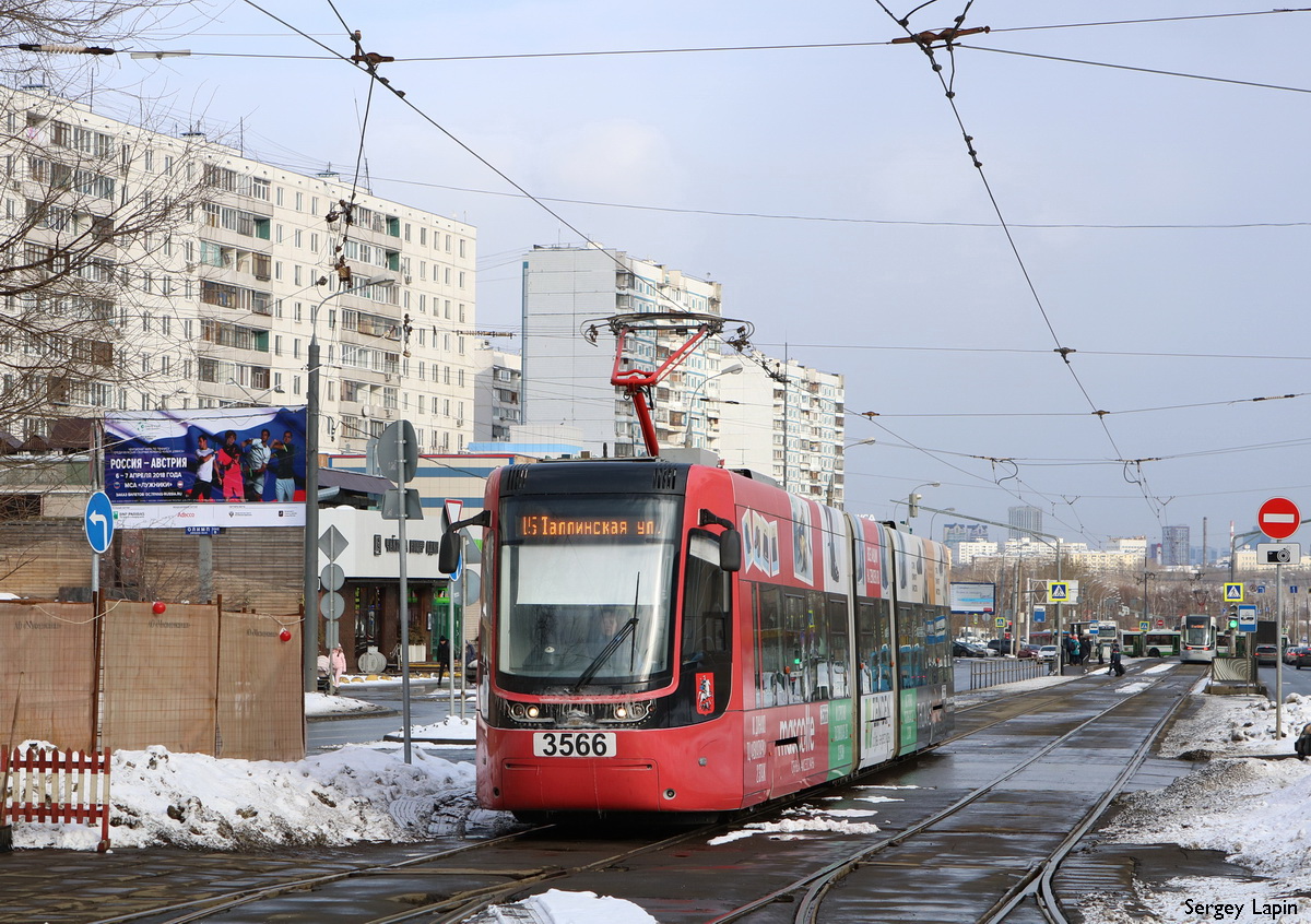 Москва, 71-414 (Pesa Fokstrot) № 3566 Москва, 71-414 (Pesa Fokstrot) № 3566