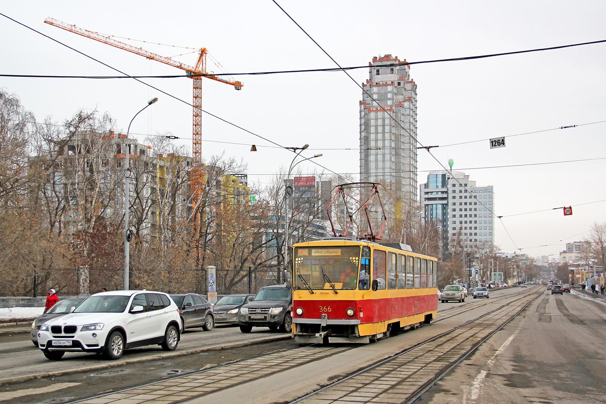 Екатеринбург, Tatra T6B5SU № 366