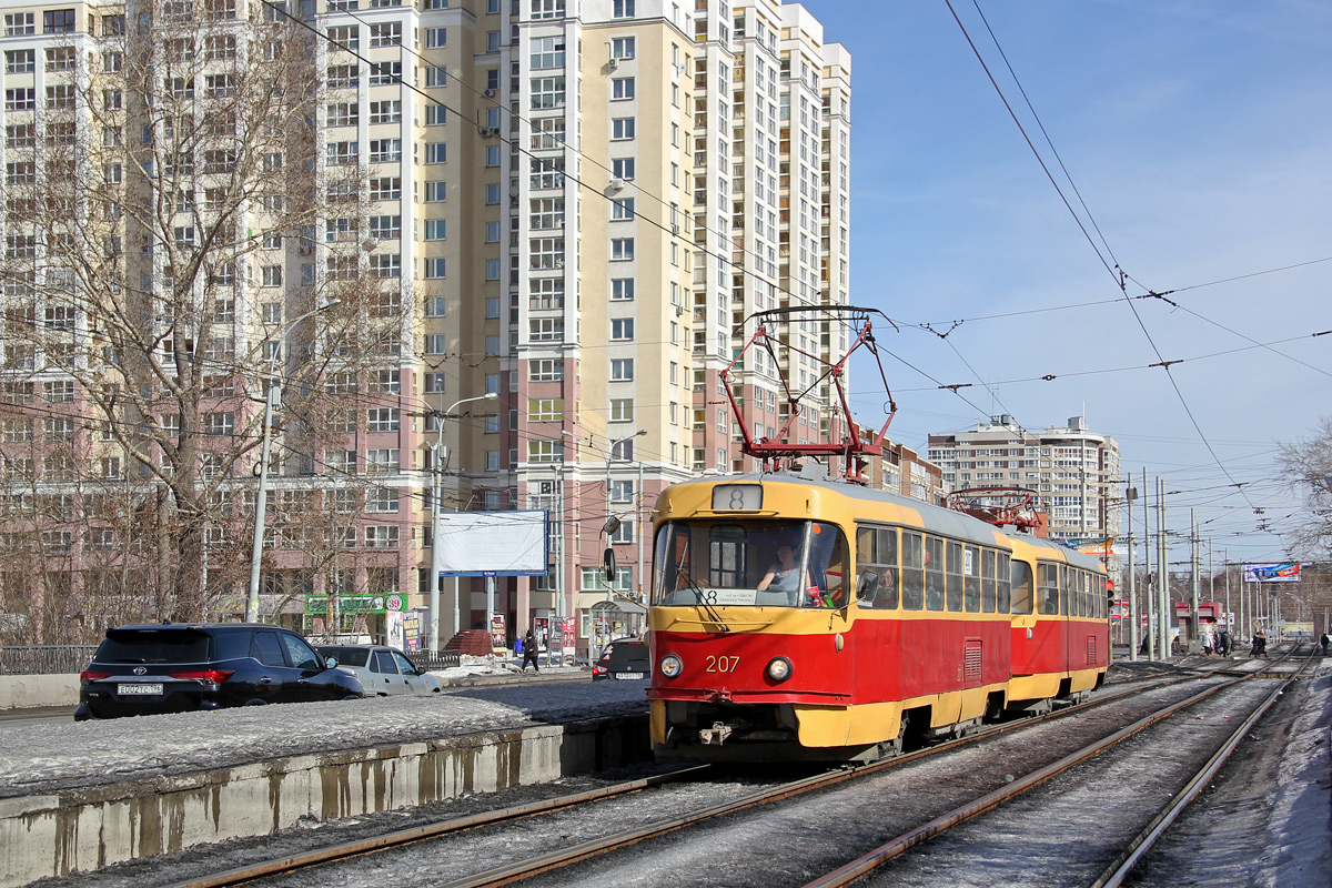 Екатеринбург, Tatra T3SU № 207