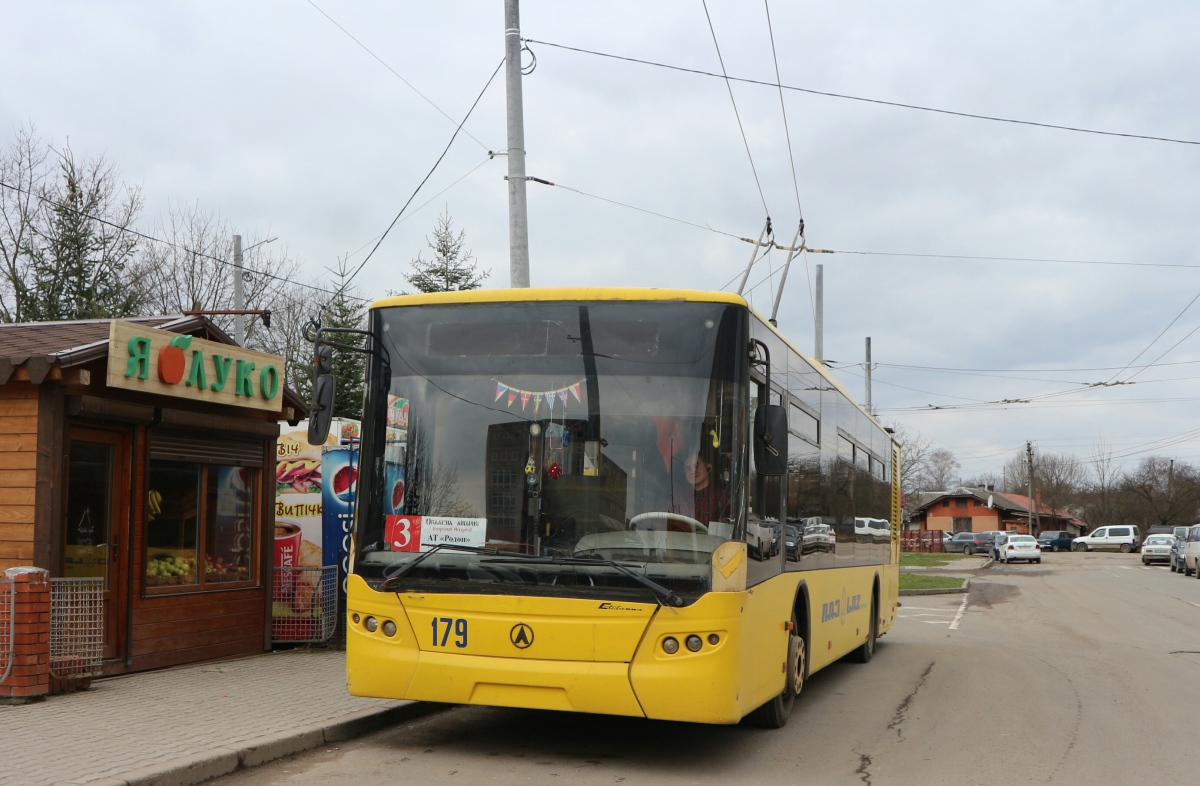 Ивано-Франковск, ЛАЗ E183D1 № 179