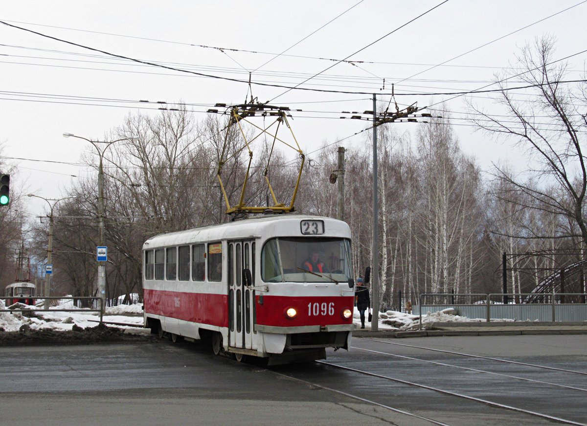 Самара, Tatra T3SU (двухдверная) № 1096