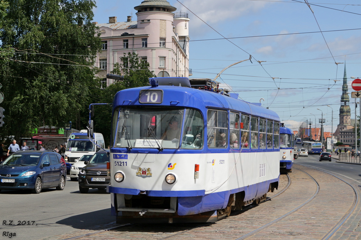 Рига, Tatra T3A № 51211