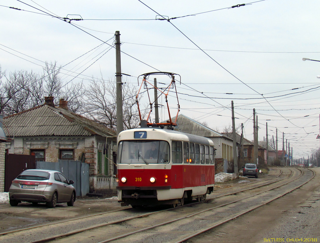 Харьков, Tatra T3SUCS № 310