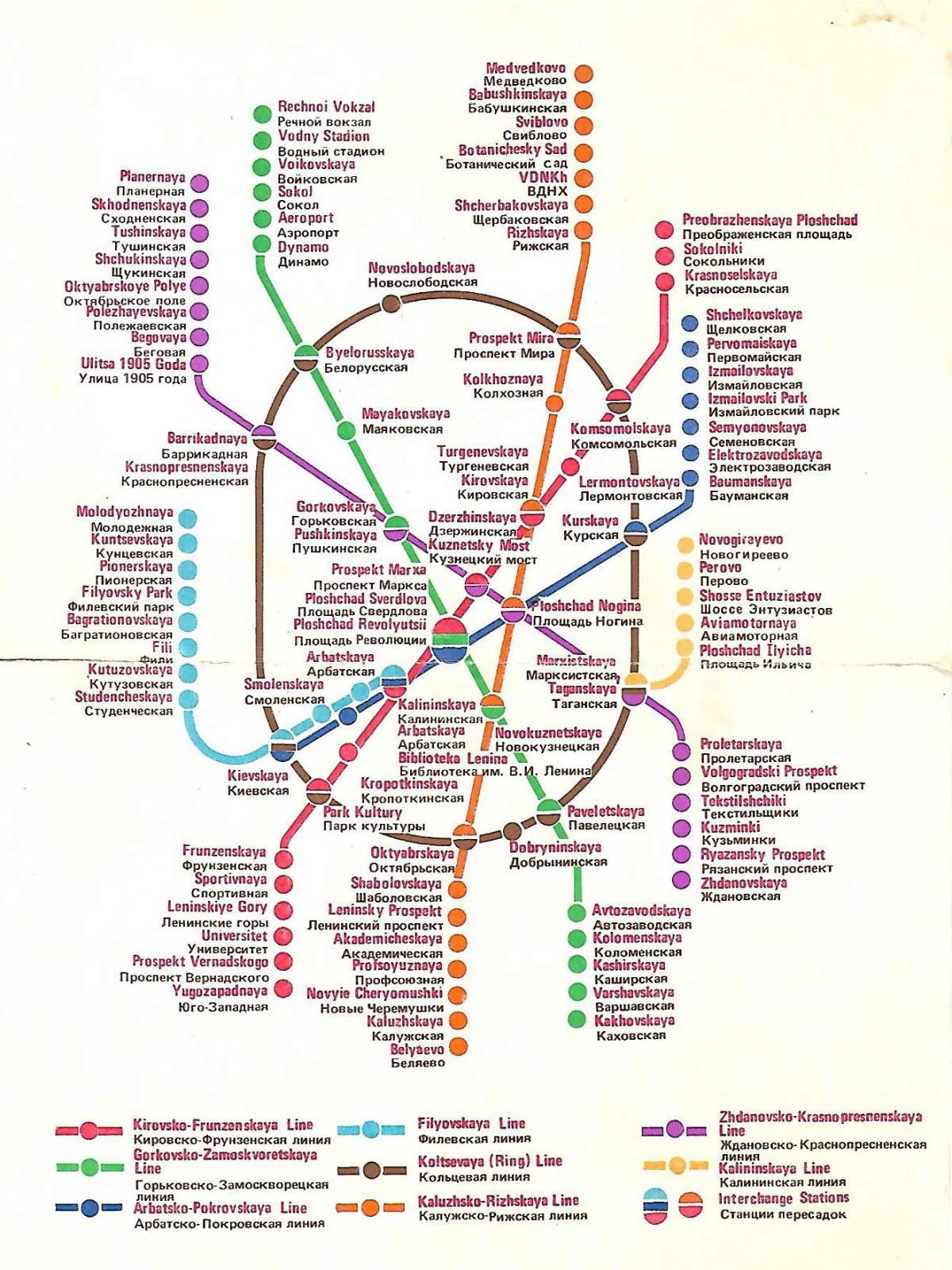 Москва — Метрополитен — Схемы