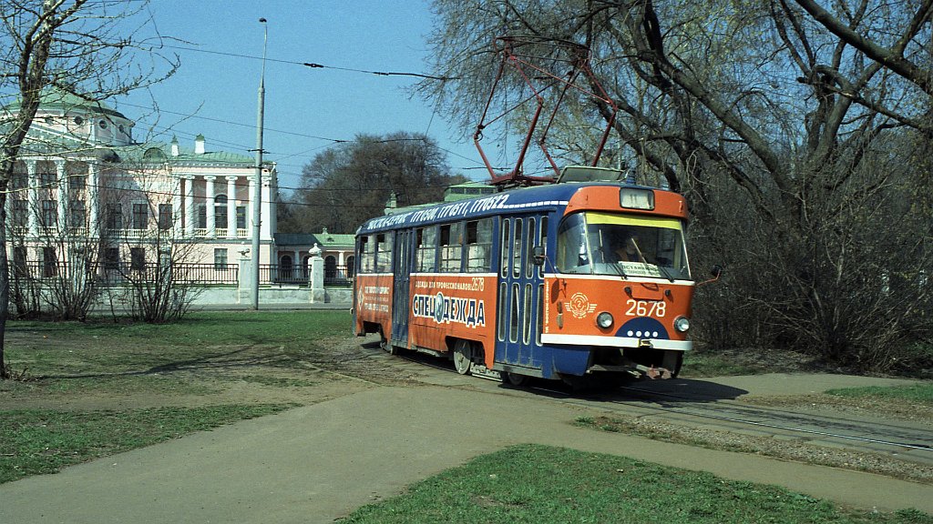 Москва, Tatra T3SU № 2678